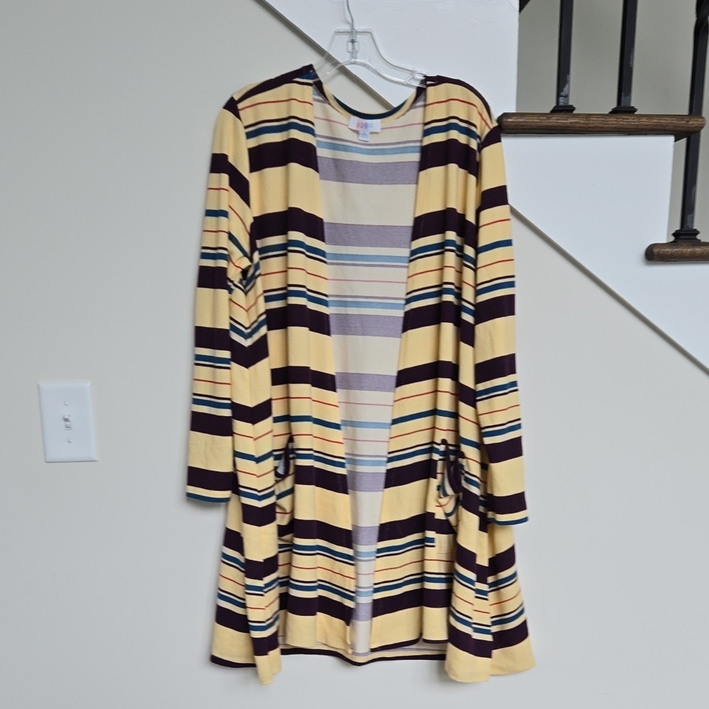 LuLaRoe Multicolor Striped Cardigan